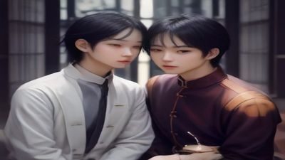 boysfans 平台创作者直播预告图，奇幻风格 BL 漫画作者在线绘制过程展示，画面展示数位板与绘图软件界面