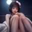 boysfans 用户暗夜追光者的头像，年轻女性用户形象